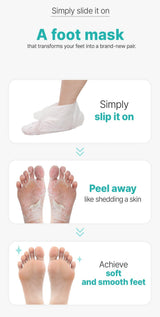 [Ariul] Smooth & Pure Foot Peeling Mask Purifying (2 Pairs)